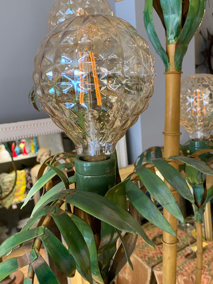 French Vintage Palm Floor Lamp