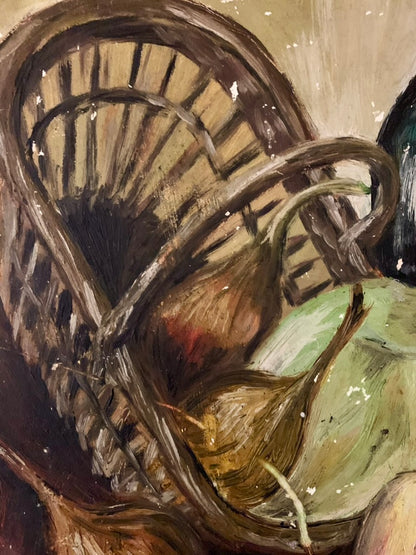 French Vintage Still Life Oil Painting