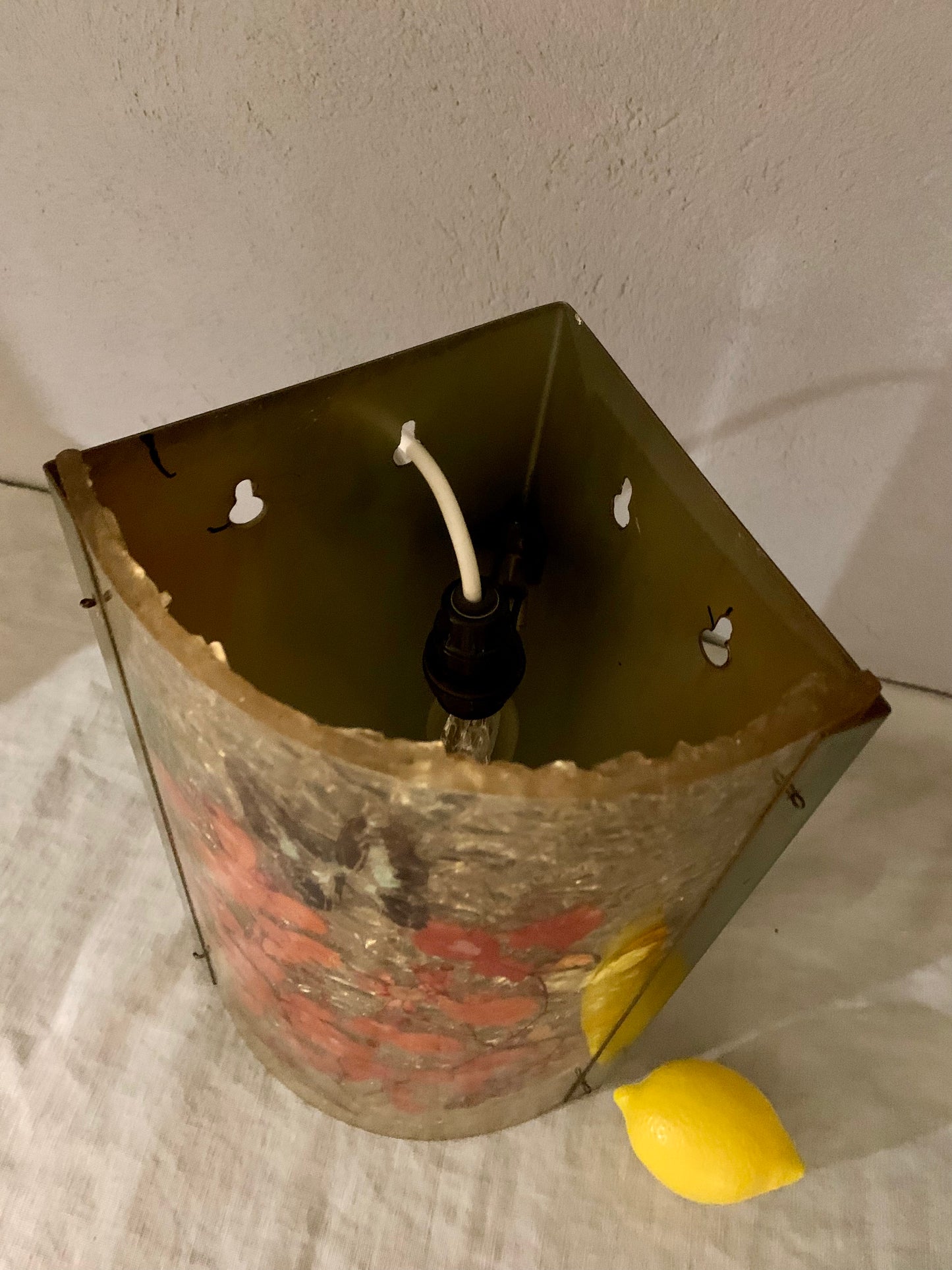 1960-1970s Resin Corner Lamp
