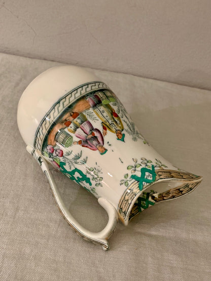 Pitcher with Chinoiserie Motive