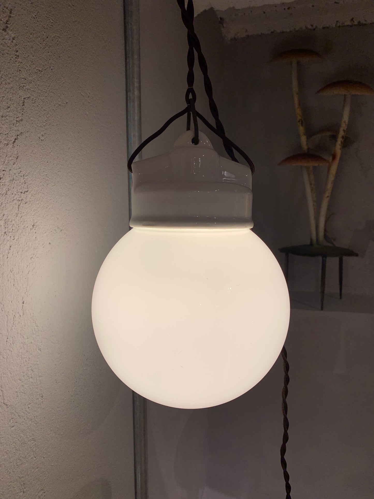 Porcelain and Opalglass Pendant