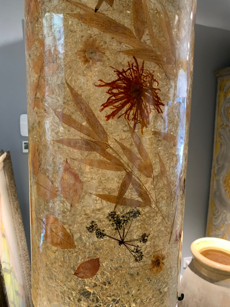 1960-70s Large French Ceramic and Resin lamp