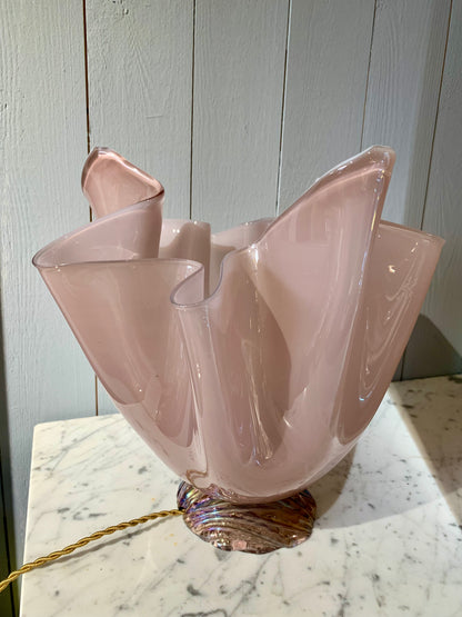 1950s Murano "Fazzoletto" or "Handkerchief" Lamp by Fulvio Bianconi, Venini