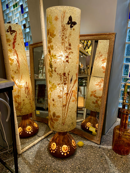 French 1970's Ceramic/Resin Floor Lamp