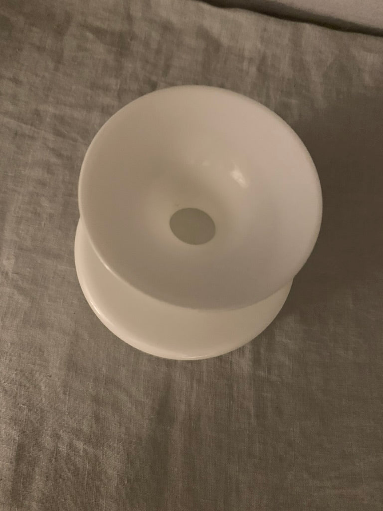 Vintage White Holmegaard "Carnaby" Vase