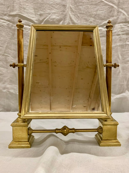 Brass Table Mirror