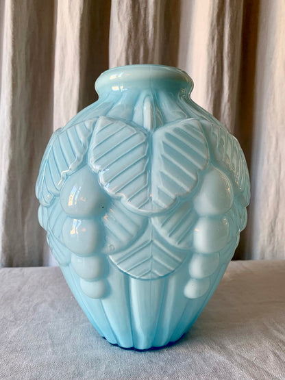 Art Deco Opal Glass Vase