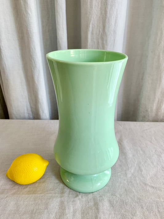 French Opal Glass Vase