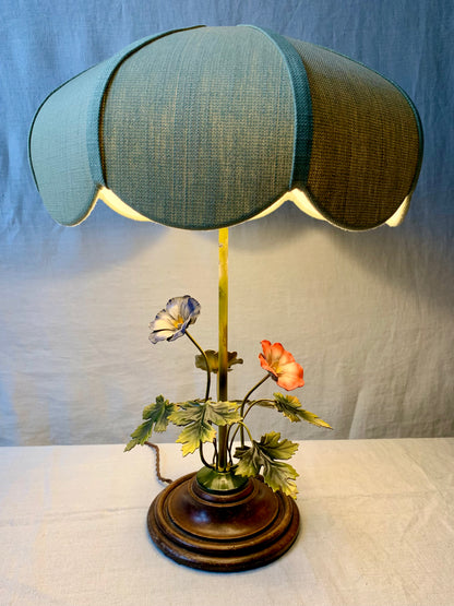 French 1930's Flower Lamp