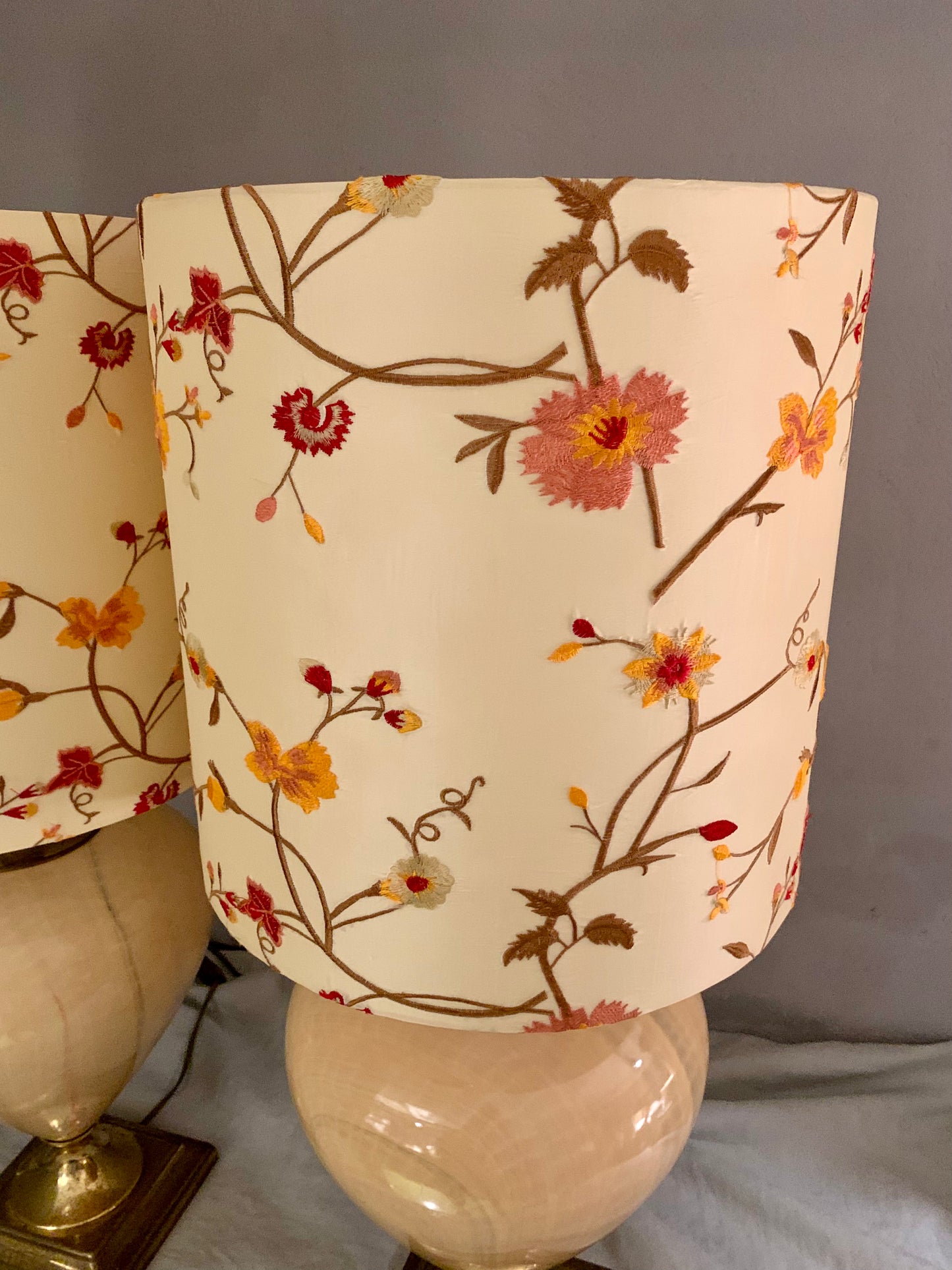 Pair of French Le Dauphin Hollywood Regency Table Lamps