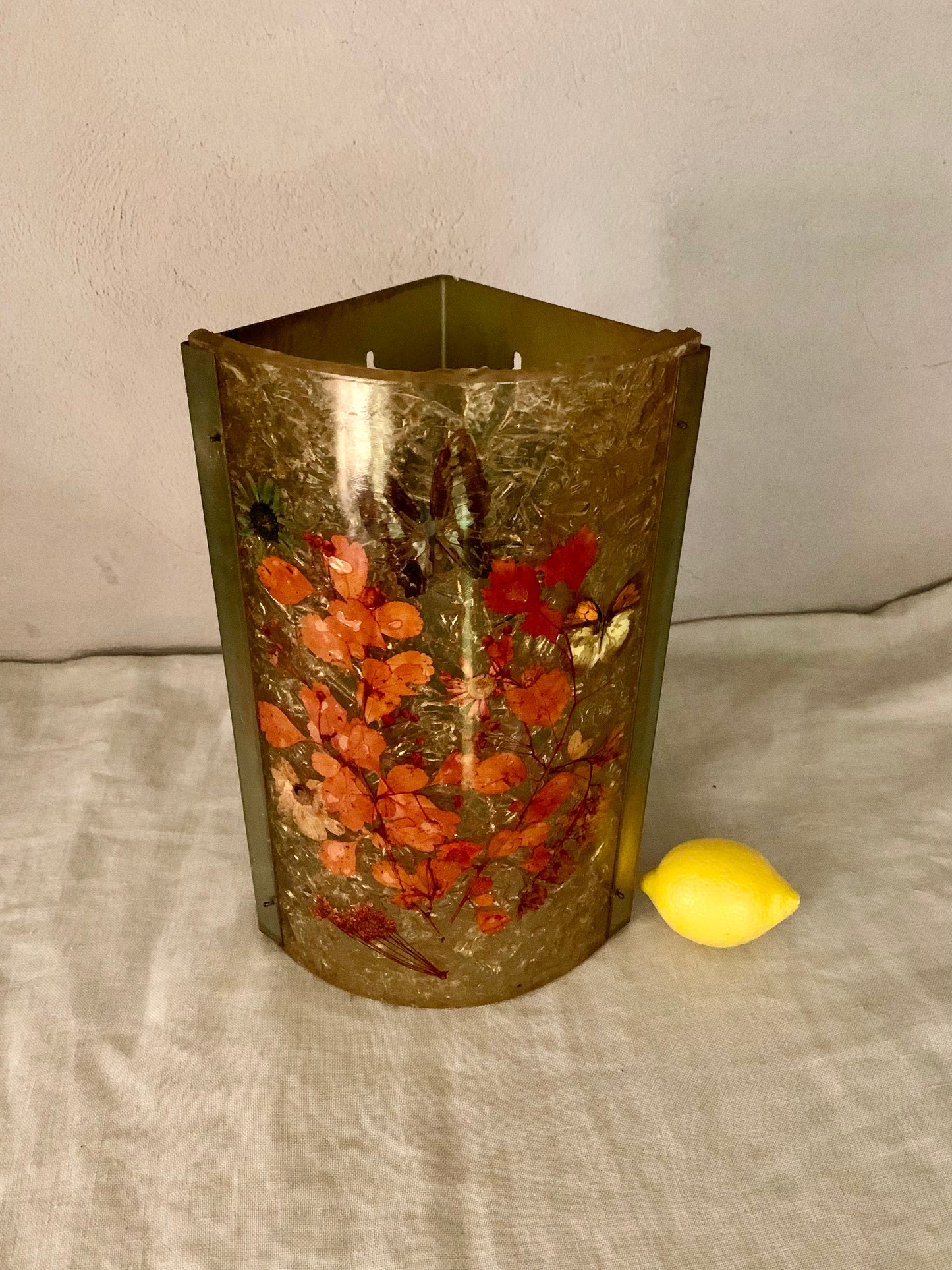 1960-1970s Resin Corner Lamp