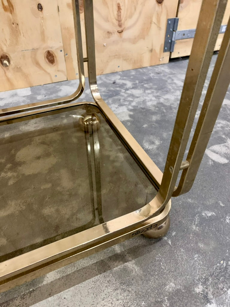 1970s Golden Drinks Trolley