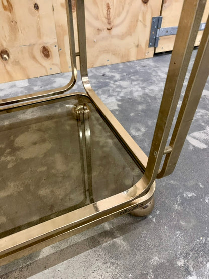 1970s Golden Drinks Trolley