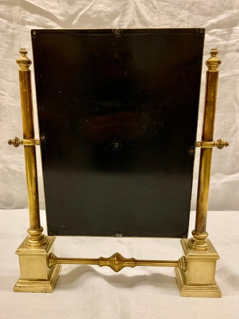 Brass Table Mirror