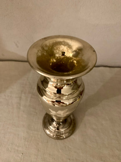Poor man's silver vase