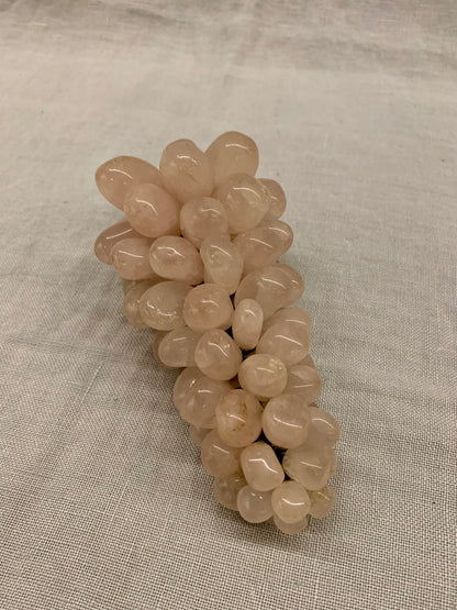 Vintage Pink Onyx Bunch of Grapes