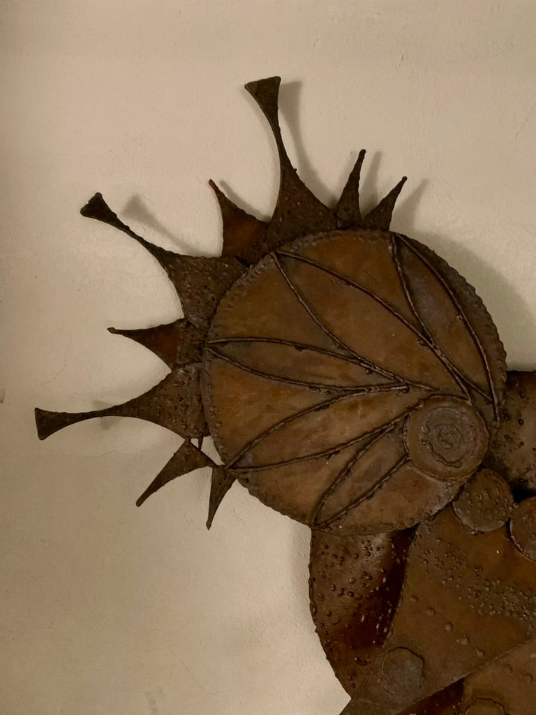 Vintage Wrought Iron Bird, 1970s