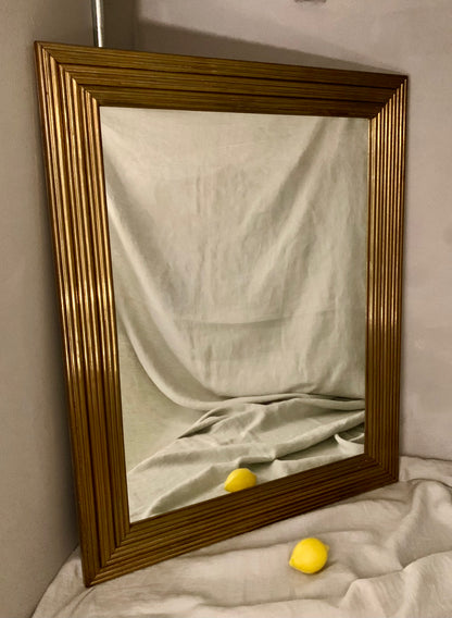 French Brass Bistro Mirror