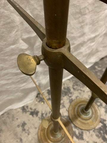Set of Brass Shelf Holders