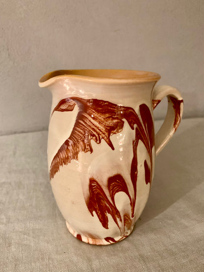 Glazed Clay Pitcher