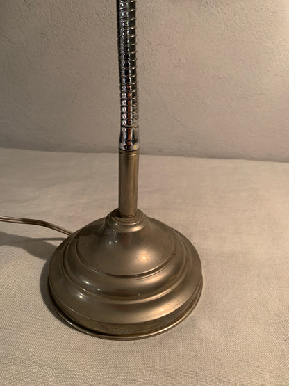 1930's French Chrome Desk Lamp