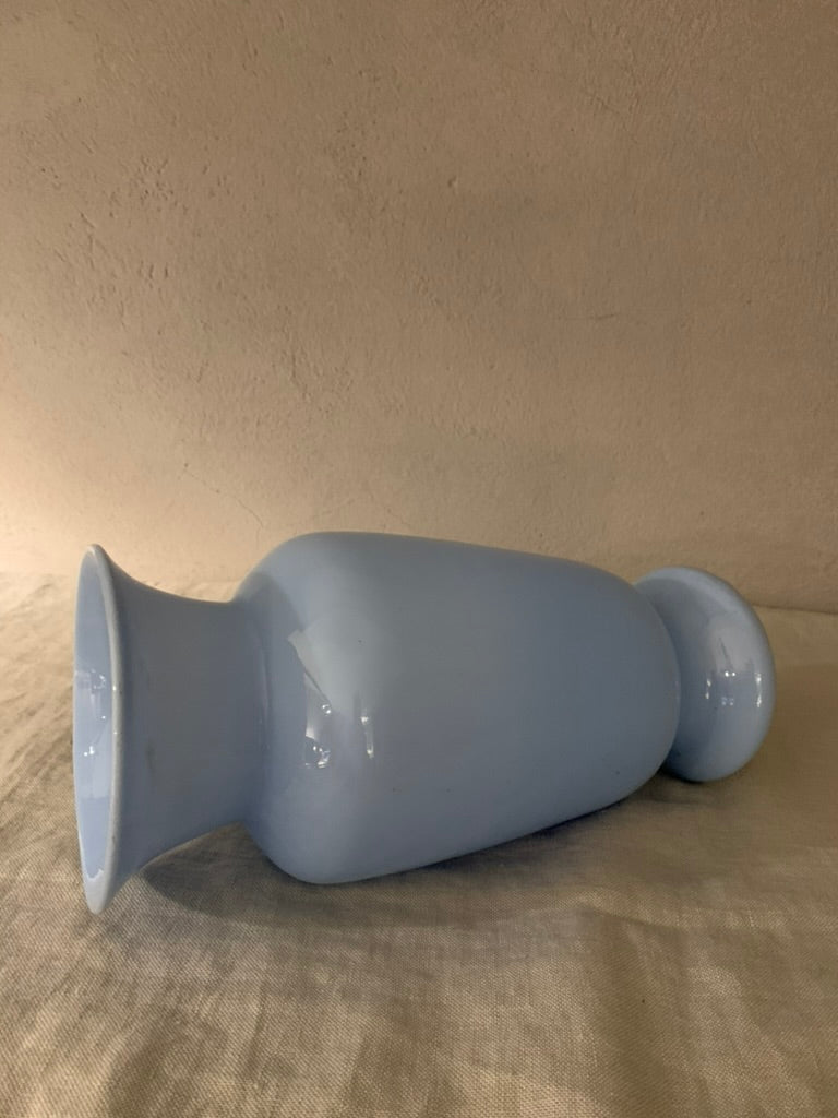 Large French Opal Glass Vase