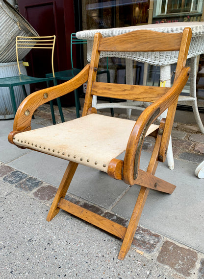 Oak Wood Folding Chair