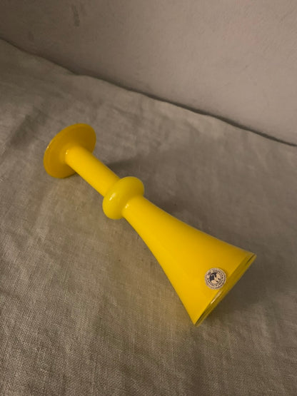 Vintage Yellow Holmegaard "Carnaby" Vase