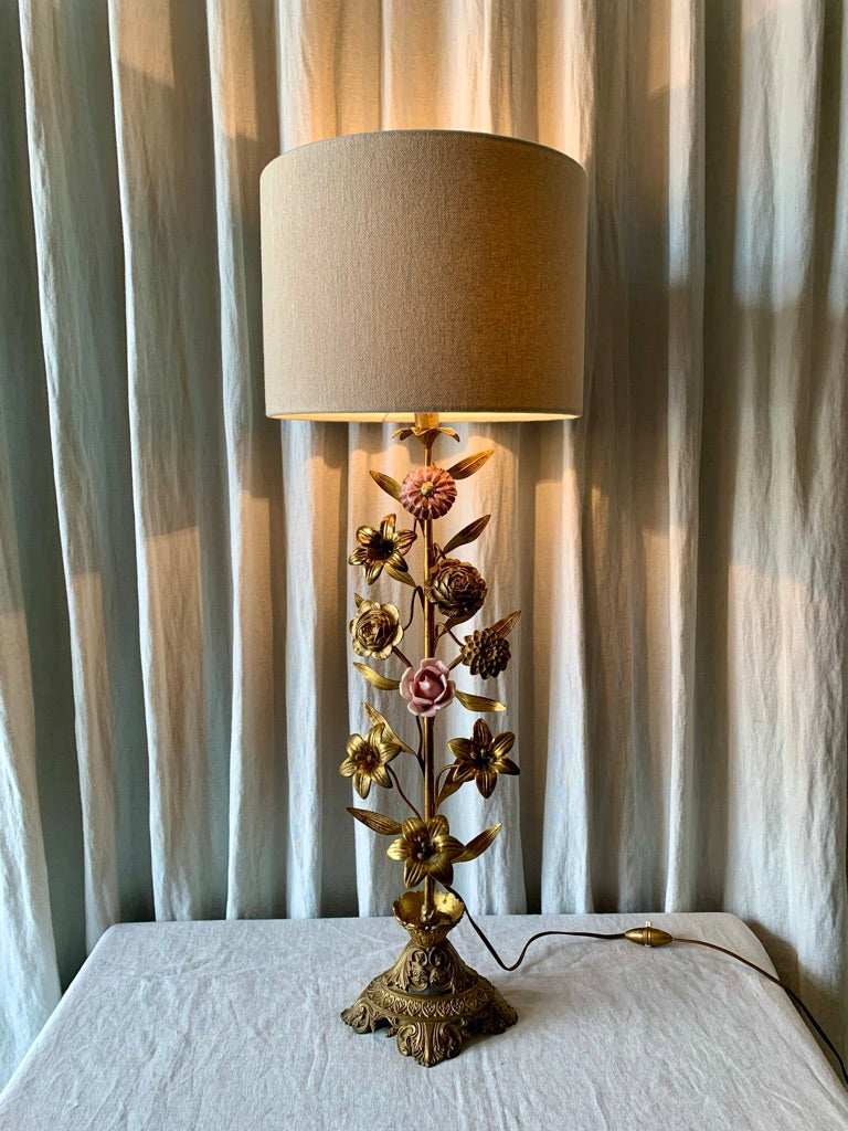 French Church Candlestick Table Lamp