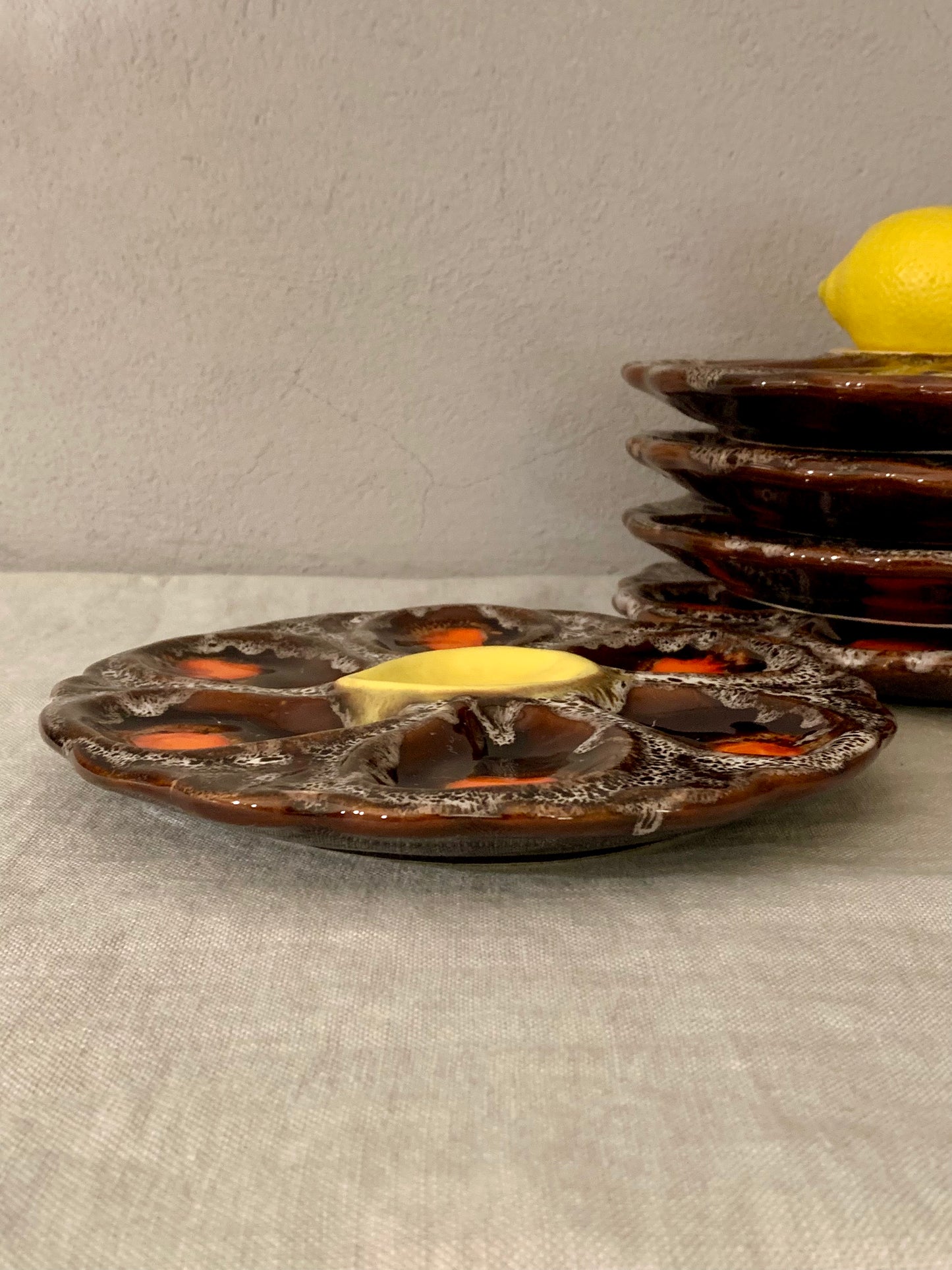 1960s Oyster Plate