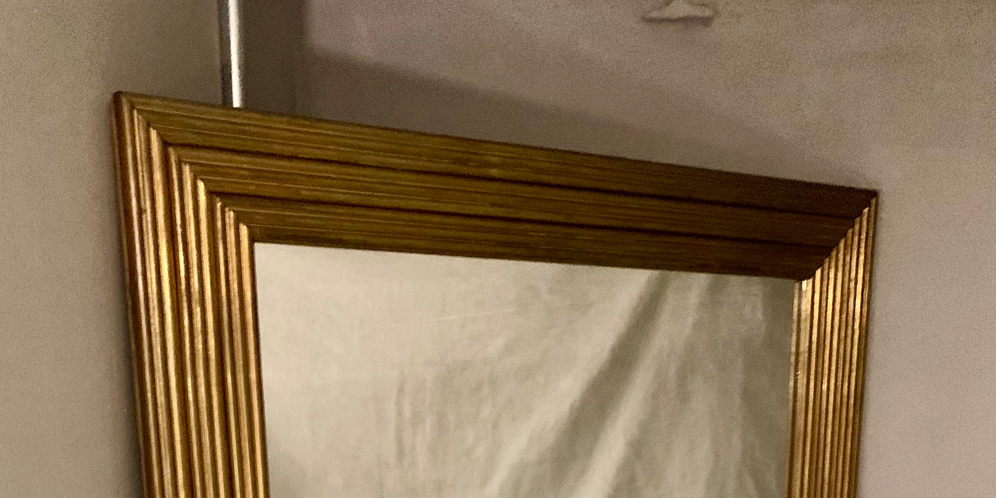 French Brass Bistro Mirror