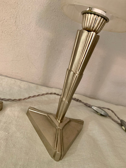 Pair of French Art Deco Bed Table Lamps