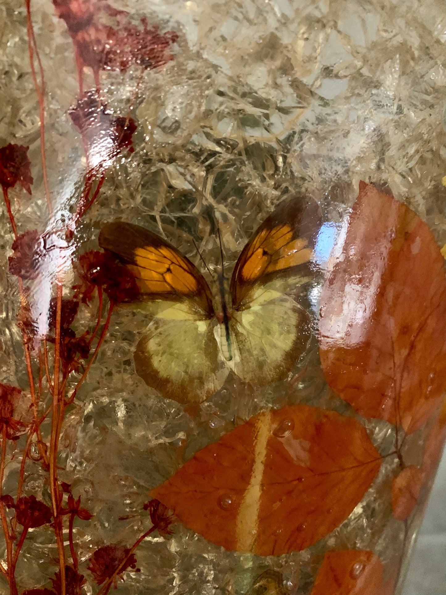 1960-1970s Resin Wall Lamp