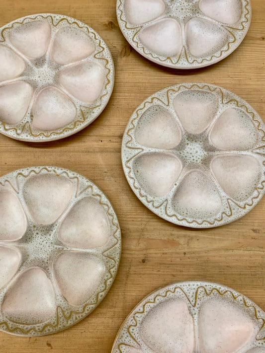 1960s Oyster Plate by Austruy