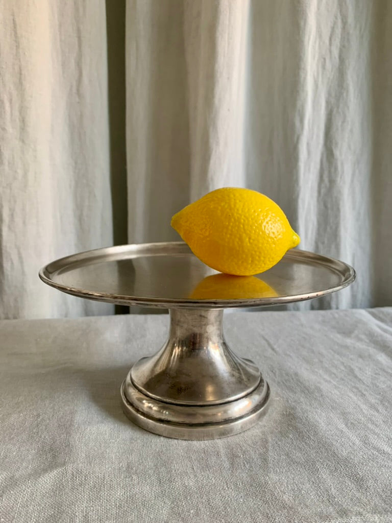 Antique French Silver Plated Cake Stand - Centerpiece