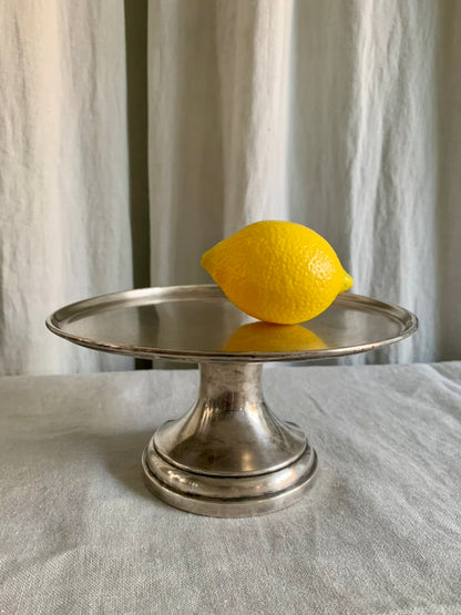 Antique French Silver Plated Cake Stand - Centerpiece