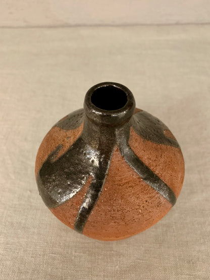 Ceramic Vase with Running Glaze, by Gertrud Vasegaard