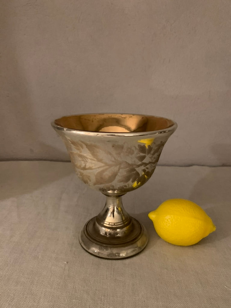 Poor man's silver footed bowl