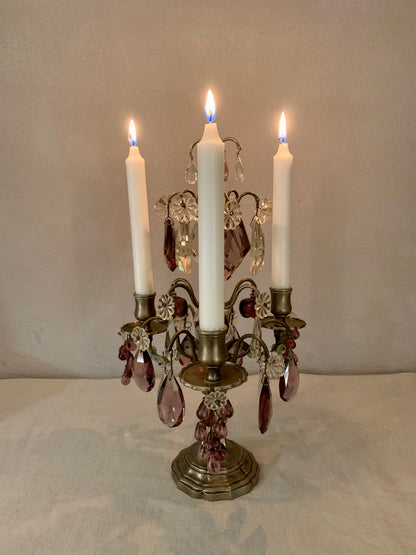 French Antique Branched Candlestick - Girandole