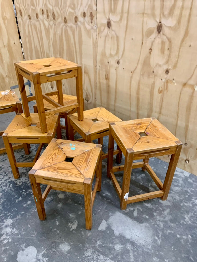 Vintage Pine Stool