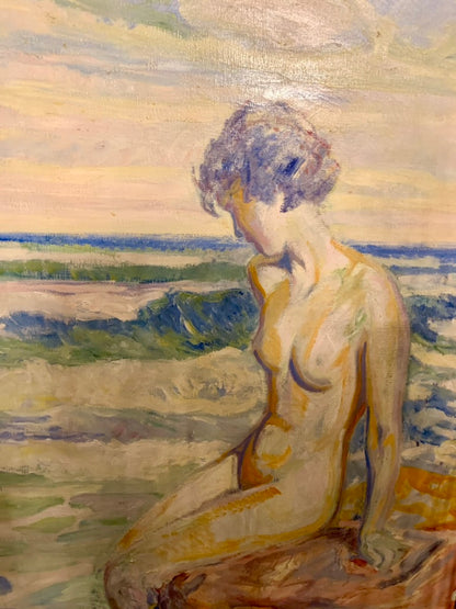 Oil painting by Ejnar Roepstorff Kragh, 1938