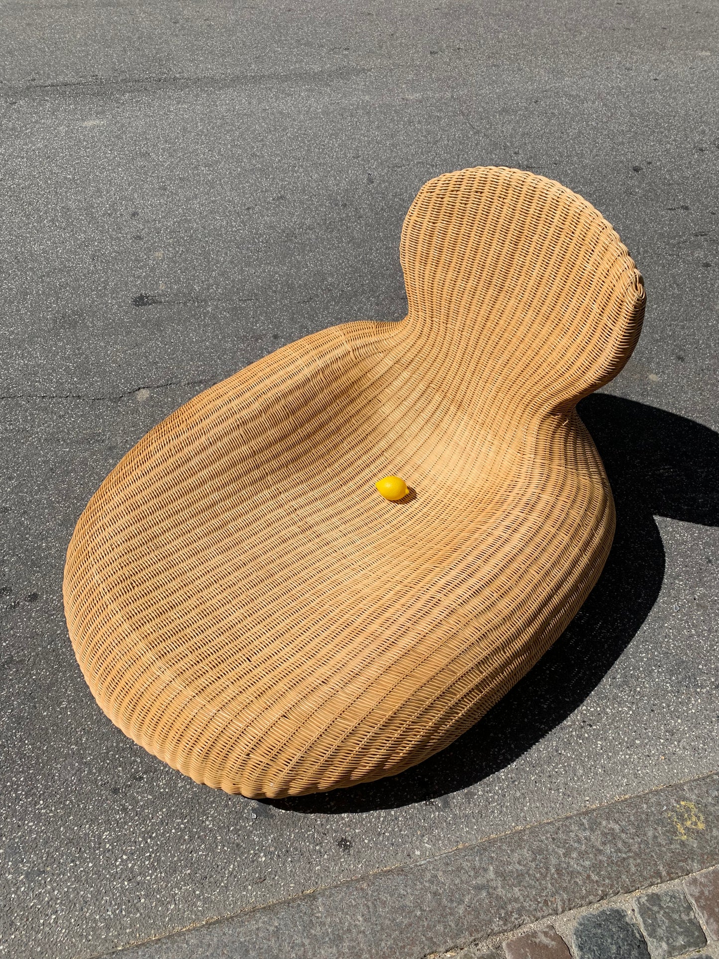 Vintage IKEA Rattan Lounge Chair "Storvik" by Carl Öjerstam