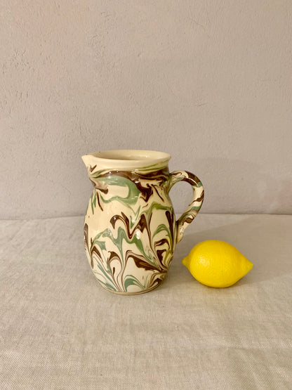Glazed Clay Pitcher