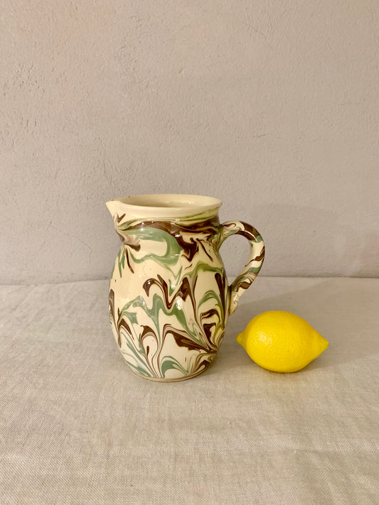 Glazed Clay Pitcher
