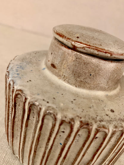 Ceramic Lidded Jar, by Gertrud Vasegaard