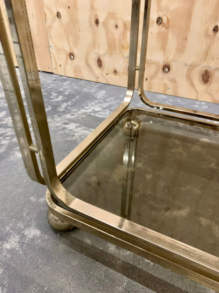 1970s Golden Drinks Trolley