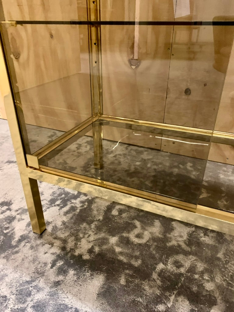 1970s Glass Cabinet - Vitrine