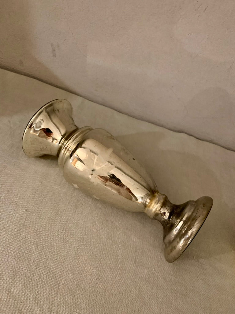 Poor man's silver vase