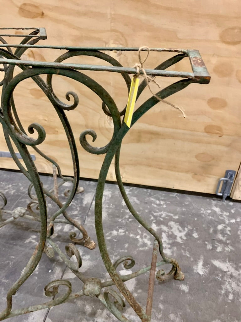 Pair of Arras Table Bases - Wrought Iron