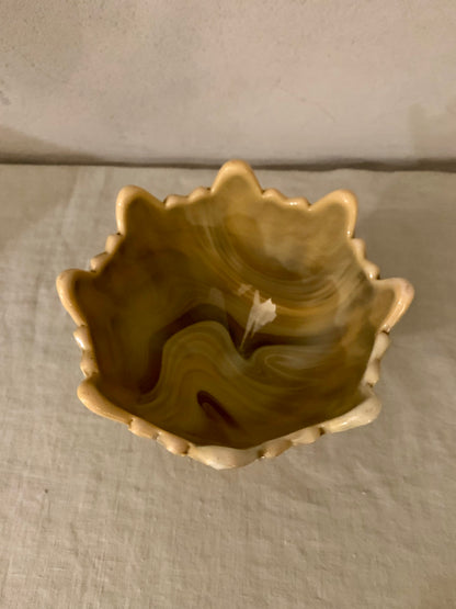 Marbled Glass Bowl